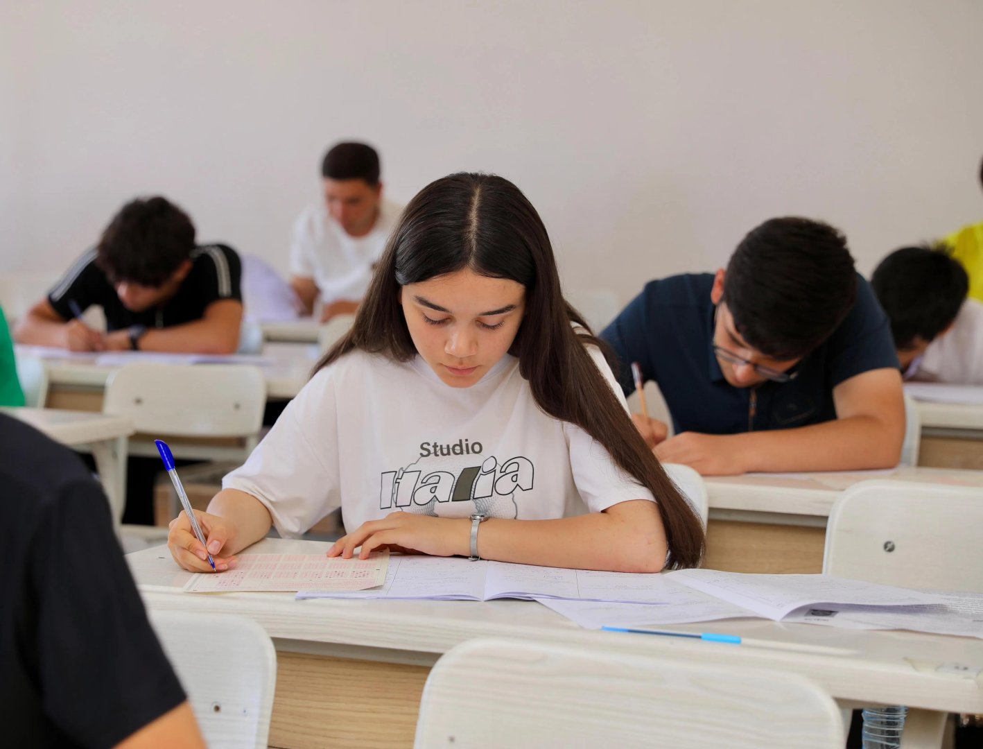 II və III ixtisas qrupları üzrə qəbul imtahanları keçirilib (FOTO)