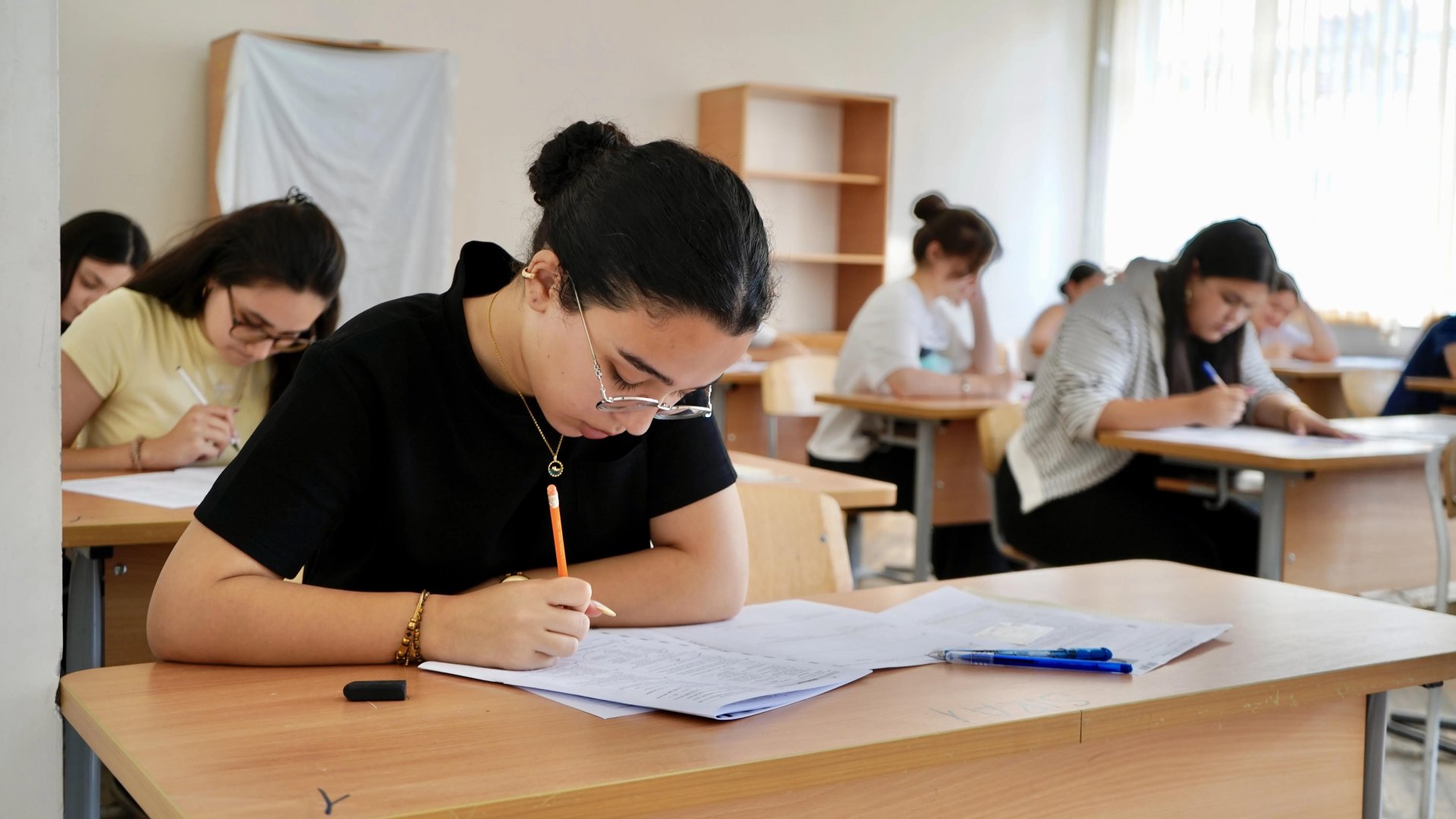 II və III ixtisas qrupları üzrə qəbul imtahanları keçirilib (FOTO)