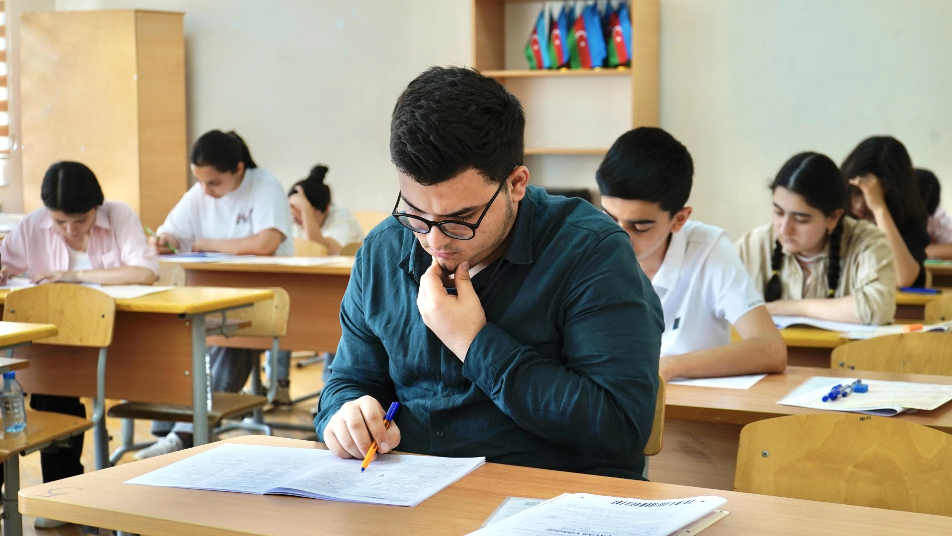 II və III ixtisas qrupları üzrə qəbul imtahanları keçirilib (FOTO)
