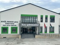 Xıdırlı kəndində tikilən yeni məktəbdə şagirdlər üçün hərtərəfli şərait yarıdılıb (FOTO)