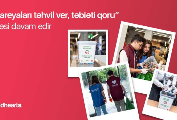 “Batareyaları təhvil ver, təbiəti qoru” layihəsi çərçivəsində 96 kq işlənmiş batareya toplanaraq təhvil verilib