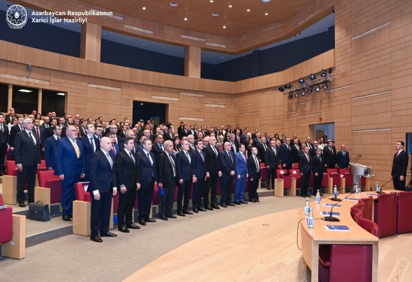 Diplomatik xidmət orqanlarının rəhbərlərinin IX müşavirəsinin açılış mərasimi olub (FOTO)