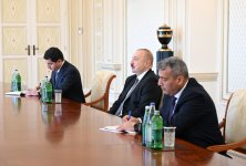 Prezident İlham Əliyev Pakistan Milli Assambleyasının sədrinin başçılıq etdiyi nümayəndə heyətini qəbul edib (FOTO/VİDEO)