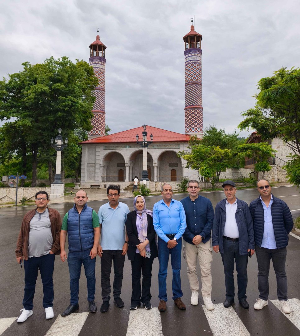 Mərakeşli jurnalistlər Xankəndi və Şuşaya səfər ediblər (FOTO)