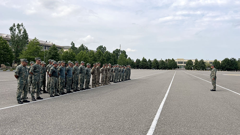 Azərbaycan Ordusunda səmti müəyyənetmə yarışı keçirilib (FOTO)