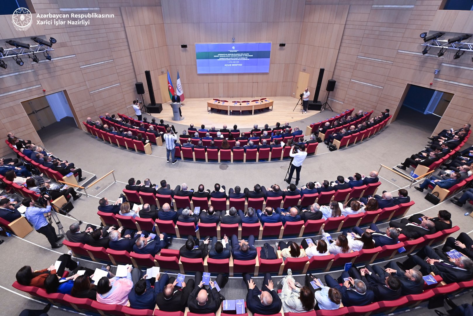 Diplomatik xidmət orqanlarının rəhbərlərinin IX müşavirəsinin açılış mərasimi olub (FOTO)