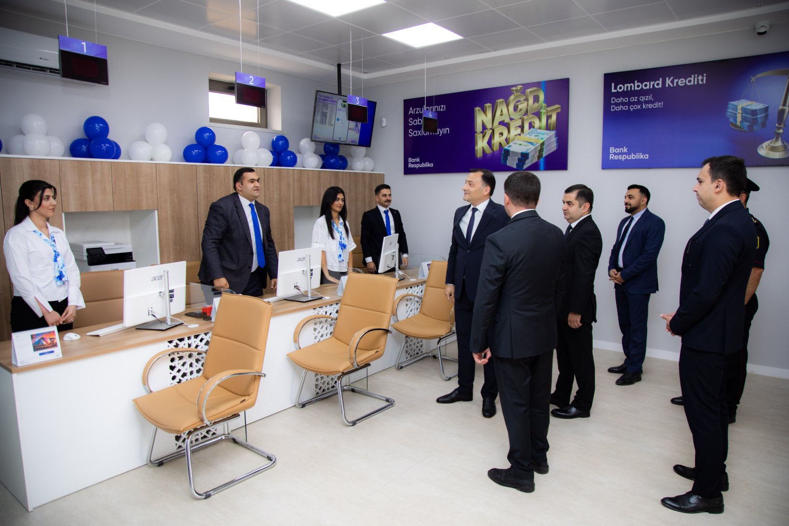 Bank Respublika yeni Beyləqan filialını istifadəyə verdi (FOTO)