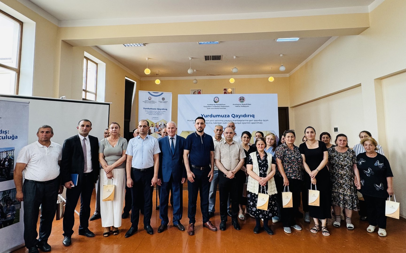 Mingəçevirdə keçmiş məcburi köçkünlər üçün hüquqi maarifləndirmə tədbiri keçirilib (FOTO/VİDEO)
