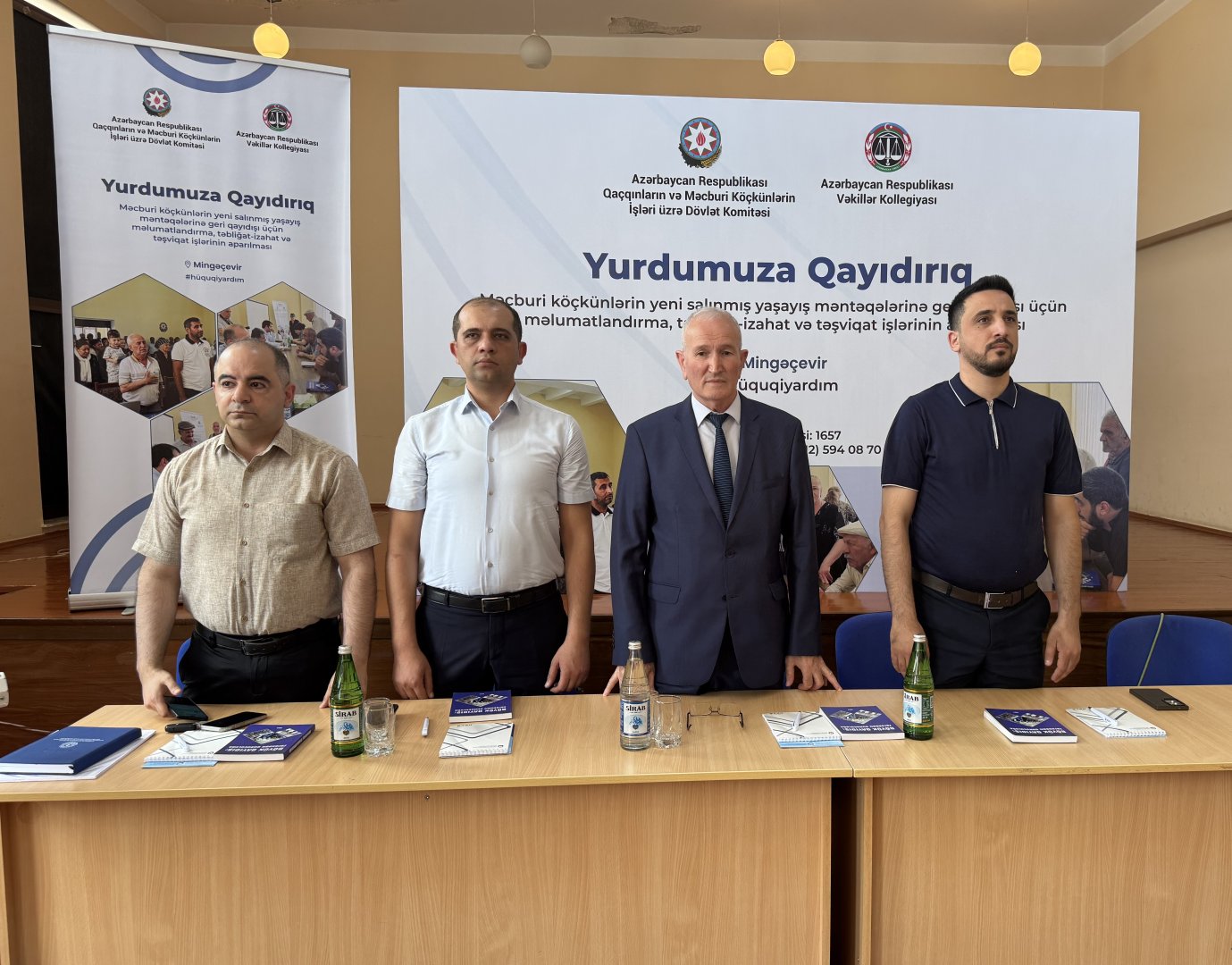 Mingəçevirdə keçmiş məcburi köçkünlər üçün hüquqi maarifləndirmə tədbiri keçirilib (FOTO/VİDEO)
