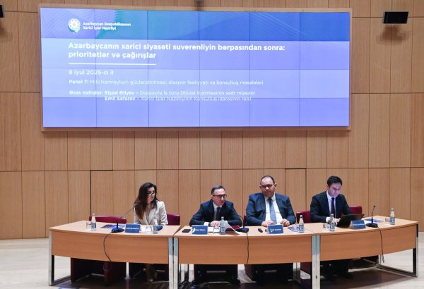 Diplomatik xidmət orqanlarının rəhbərləri xaricdə yaşayan azərbaycanlıların təşkilatlanmasını müzakirə ediblər (FOTO)