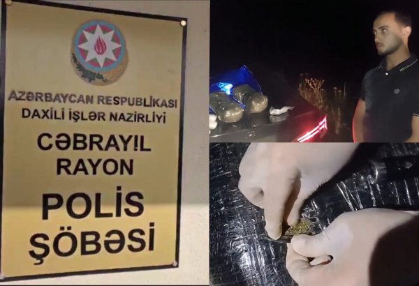 Cəbrayılda narkotik əməliyyatı - İki kiloqam marixuana və tiryək aşkarlandı (VİDEO)