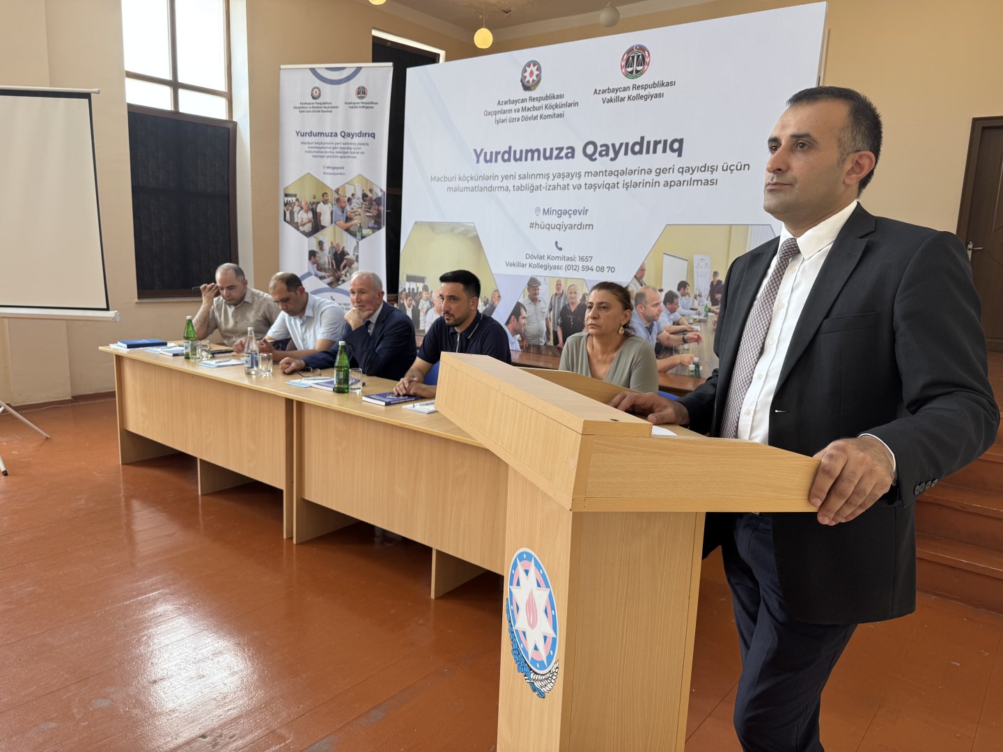 Mingəçevirdə keçmiş məcburi köçkünlər üçün hüquqi maarifləndirmə tədbiri keçirilib (FOTO/VİDEO)