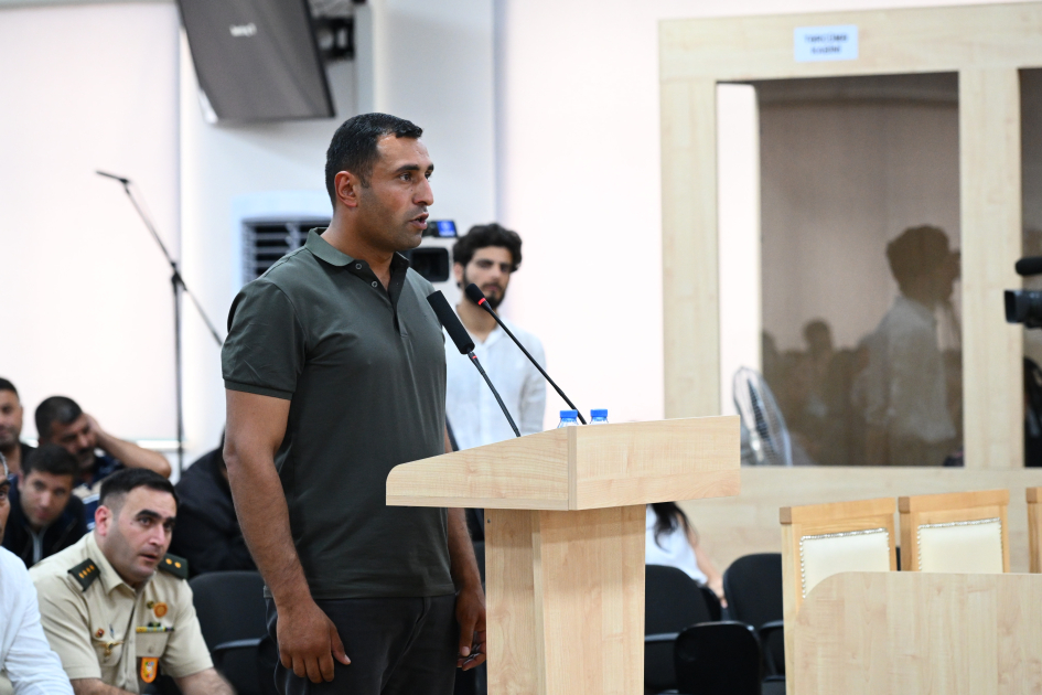 Ruben Vardanyanın məhkəməsində zərərçəkmiş şəxslər və hüquqi varislər ifadə veriblər (FOTO)