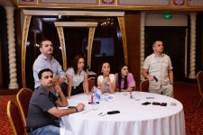 Azərbaycan milli mətbuatının 150 illiyi münasibətilə media nümayəndələri arasında intellektual yarış keçirilib (FOTO)
