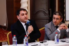 Azərbaycan milli mətbuatının 150 illiyi münasibətilə media nümayəndələri arasında intellektual yarış keçirilib (FOTO)