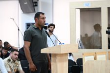 Ruben Vardanyanın məhkəməsində zərərçəkmiş şəxslər və hüquqi varislər ifadə veriblər (FOTO)