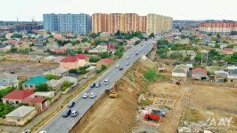 Saray körpüsünə aparan yanaşma yollarının genişləndirilməsinə başlanılıb (FOTO)