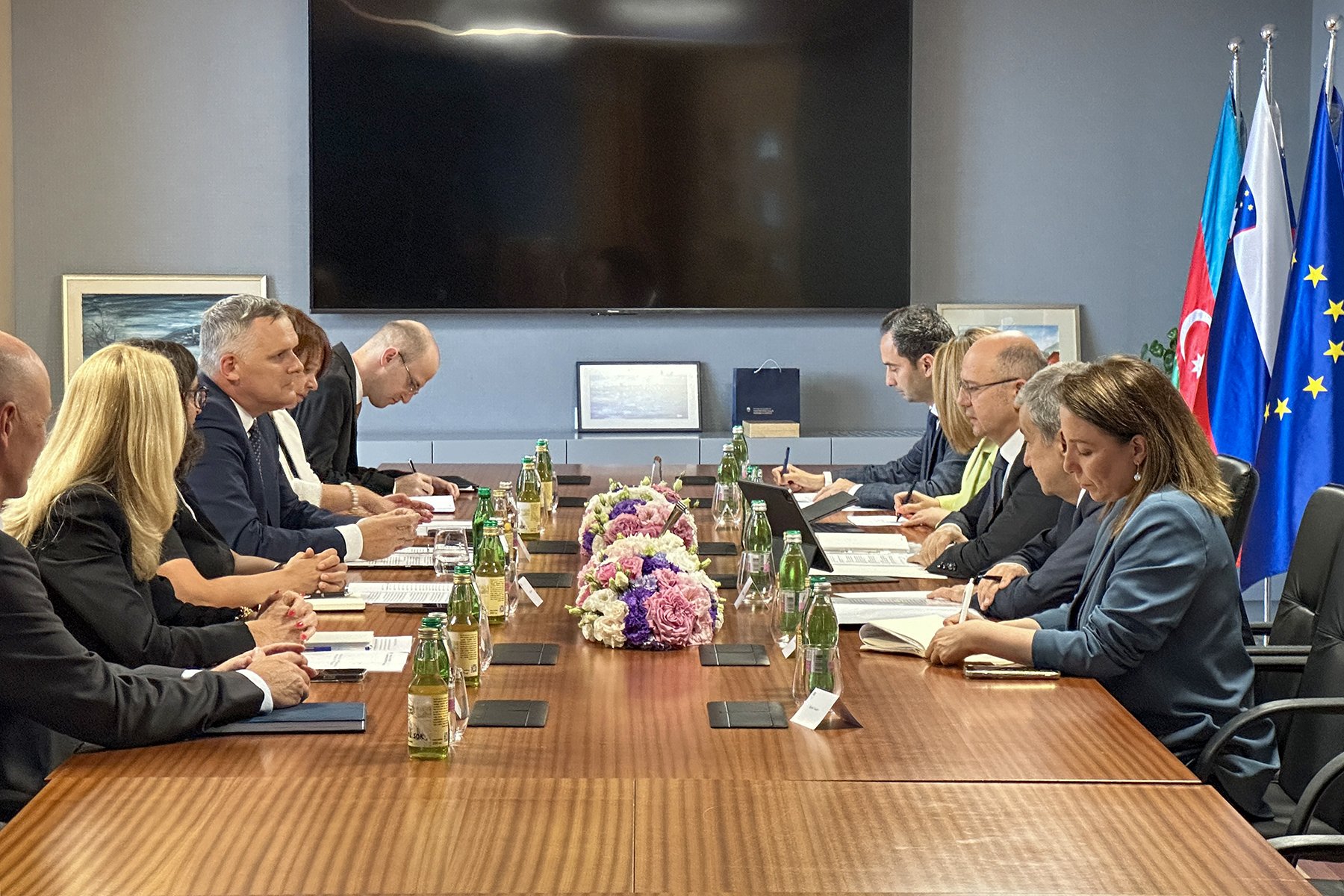 Azərbaycanın Sloveniyaya qaz tədarükünün artırılması müzakirə edilib (FOTO)