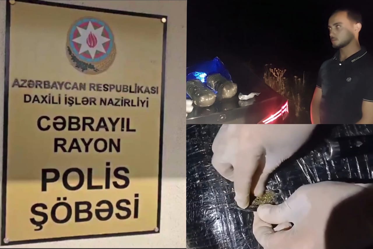 Cəbrayılda narkotik əməliyyatı - İki kiloqam marixuana və tiryək aşkarlandı (VİDEO)