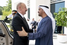 Prezident İlham Əliyevin Əbu-Dabidə Birləşmiş Ərəb Əmirliklərinin Prezidenti ilə görüşü olub (FOTO/VİDEO)