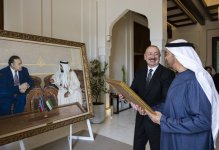 Prezident İlham Əliyevin Əbu-Dabidə Birləşmiş Ərəb Əmirliklərinin Prezidenti ilə görüşü olub (FOTO/VİDEO)
