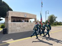 Hərbi xidməti başa vuran sərhədçi əsgərlər ehtiyata buraxılıb (FOTO)