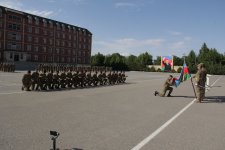 Hərbi xidməti başa vuran sərhədçi əsgərlər ehtiyata buraxılıb (FOTO)