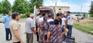 Ağdam-Füzuli yolunda mikroavtobus aşdı - 20 yaralı (FOTO/VİDEO)