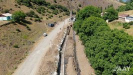 Yardımlı-Deman-Arvana avtomobil yolunda əsaslı bərpa işləri aparılır (FOTO/VİDEO)