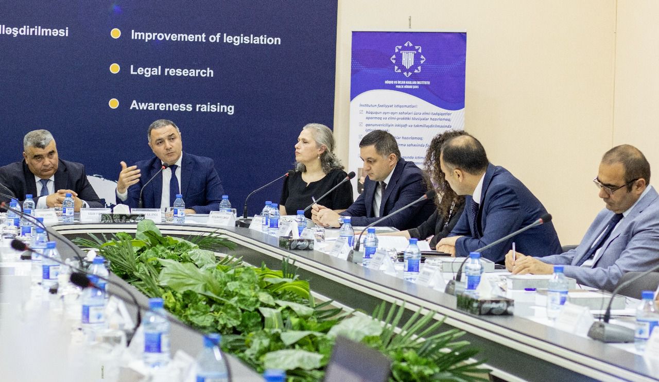 “Hüquq və İnsan Haqları İnstitutu” elmi-praktiki kommentariyanın təqdimatını keçirib (FOTO)