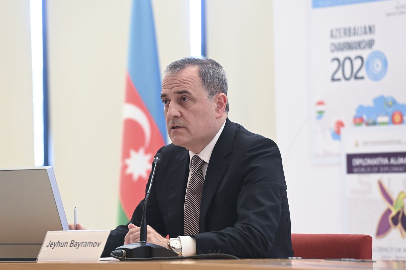 “Diplomatiya Aləmi” jurnalının 20 illik yubileyinə həsr olunmuş beynəlxalq dəyirmi masa keçirilib (FOTO)