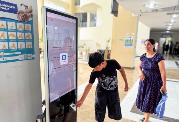 Daha iki tibb müəssisəsində elektron növbə sistemi qurulub