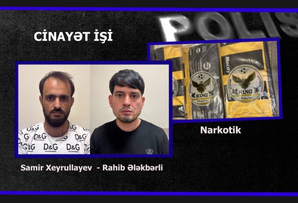 Nəsimi rayonunda 21 kiloqram narkotik vasitə aşkarlanıb (VİDEO)