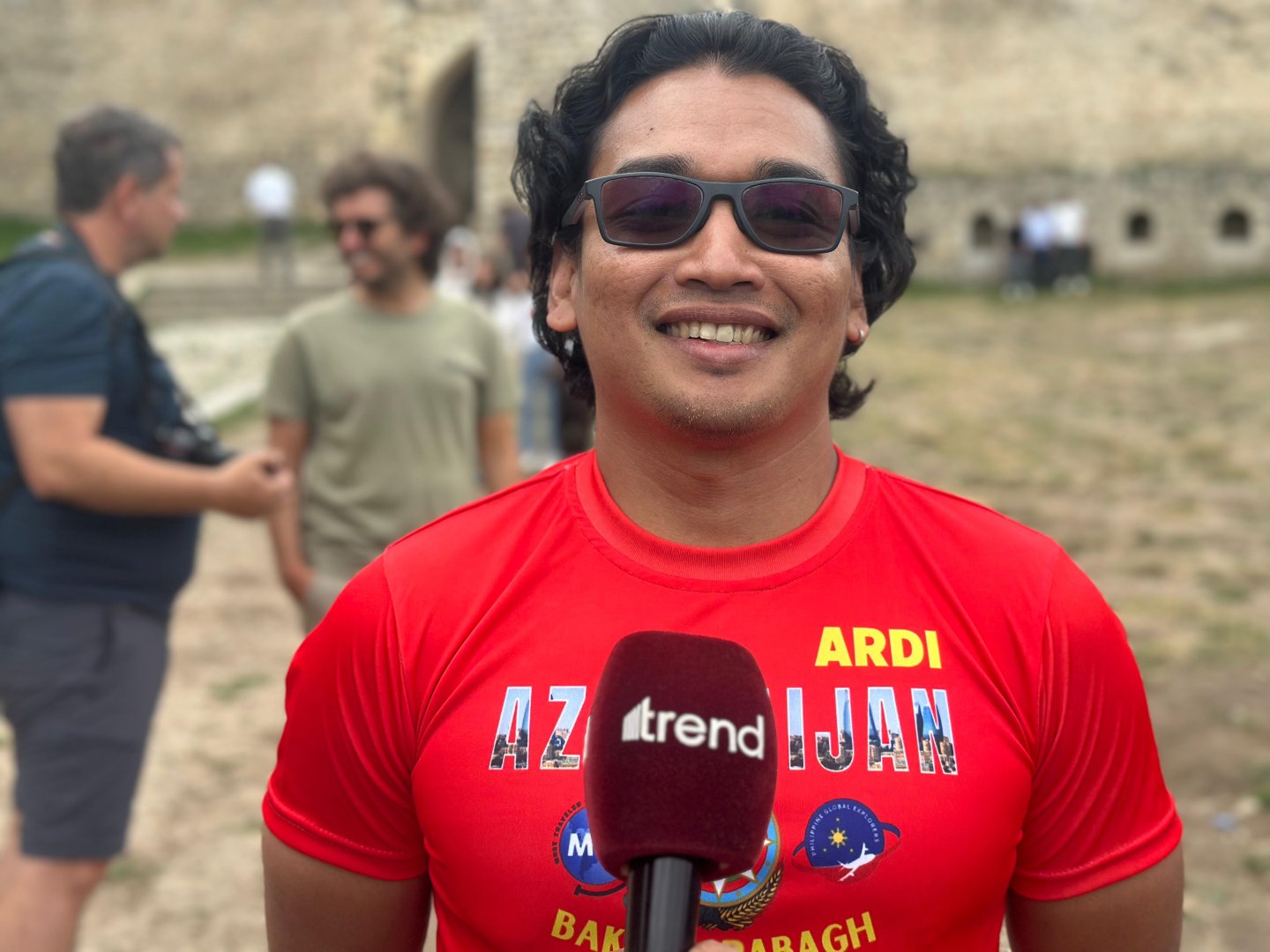 Filippinli səyyah Şuşanın bərpasına heyran qalıb