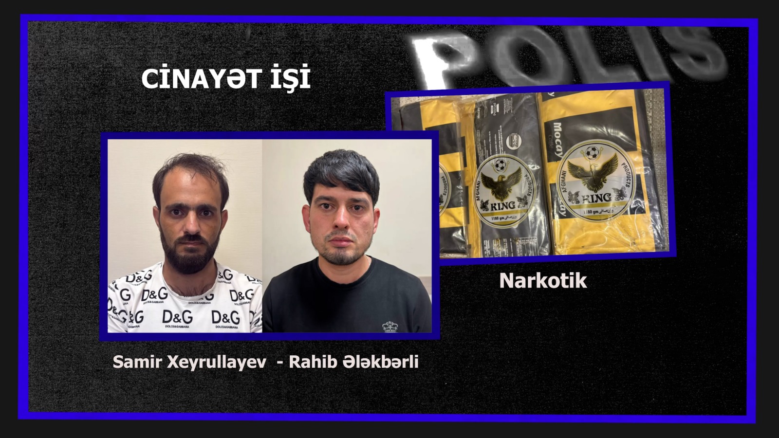 Nəsimi rayonunda 21 kiloqram narkotik vasitə aşkarlanıb (VİDEO)