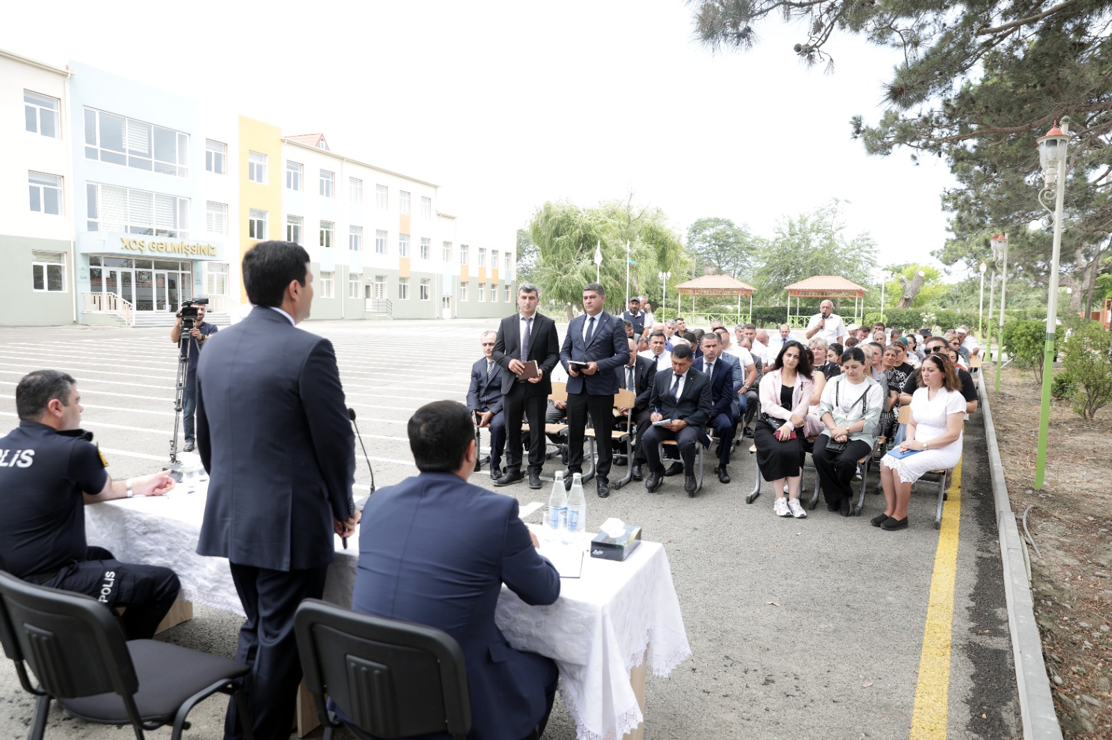 Xaçmazın İstisu qəsəbəsində sakinlərlə növbəti görüş keçirilib (FOTO)