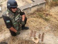 Abşeronda silah-sursat tapıldı (FOTO/VİDEO)