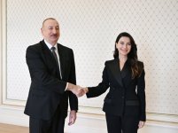 Azərbaycan Prezidenti İlham Əliyev Gürcüstanın iqtisadiyyat və davamlı inkişaf nazirini qəbul edib (FOTO/VİDEO)
