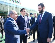 Suriyanın keçid dövrü Prezidenti Əhməd Əl Şaraanın Azərbaycana səfəri başa çatıb (FOTO)