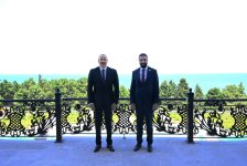 Prezident İlham Əliyevin Suriyanın keçid dövrü Prezidenti ilə görüşü olub (FOTO/VİDEO) (YENİLƏNİB)