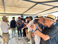 Səyyahlar Cəbrayıl rayonunun Mehdili kəndində minatəmizləmə prosesi ilə tanış olublar (FOTO)