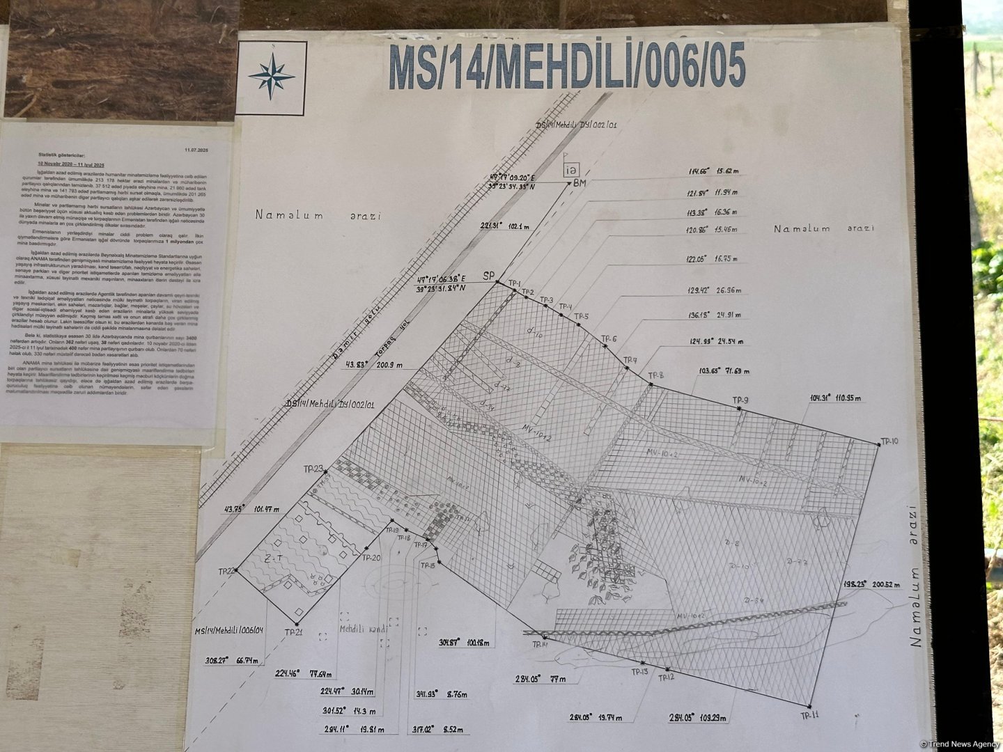 Səyyahlar Cəbrayıl rayonunun Mehdili kəndində minatəmizləmə prosesi ilə tanış olublar (FOTO)