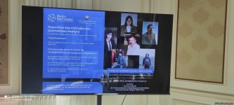 Baku Network Parisdə ilk dəfə olaraq erməni təcavüzü nəticəsində həlak olmuş azərbaycanlı jurnalistlərlə bağlı məsələ qaldırıb (FOTO/VİDEO)