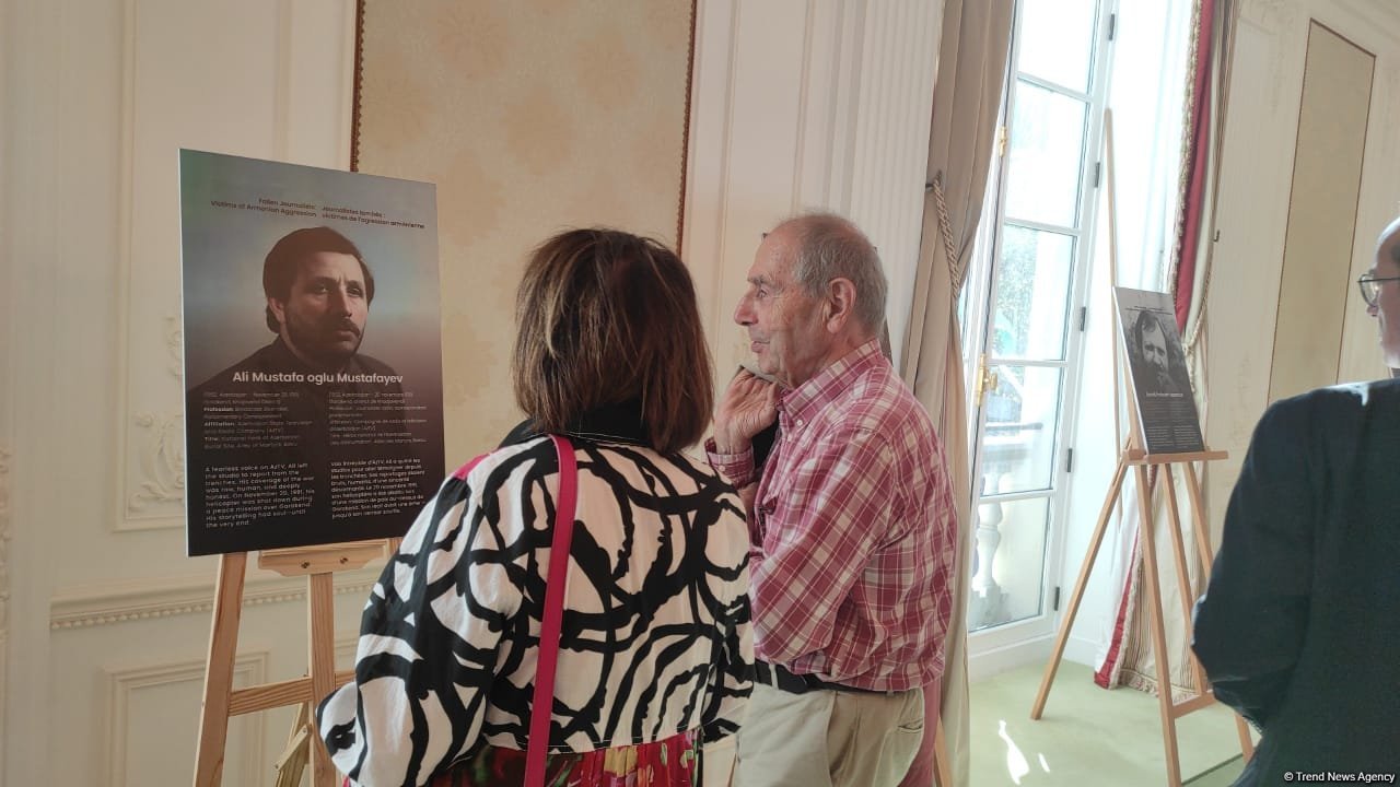 Baku Network Parisdə ilk dəfə olaraq erməni təcavüzü nəticəsində həlak olmuş azərbaycanlı jurnalistlərlə bağlı məsələ qaldırıb (FOTO/VİDEO)