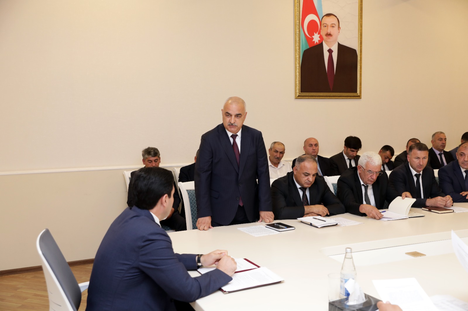 Xaçmaz Rayon icra Hakimiyyətində müşavirə keçirilib (FOTO)