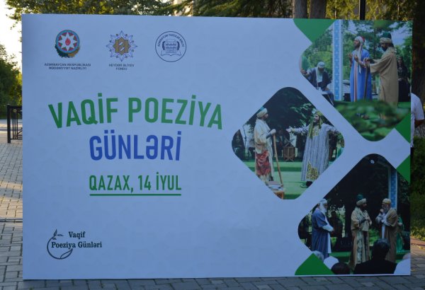 Qazaxda Vaqif Poeziya Günlərinin rəsmi açılış mərasimi olub (FOTO/VİDEO)