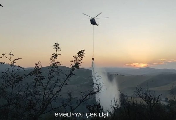 Cəlilabaddakı yanğın məhdudlaşdırılıb (YENİLƏNİB) (VİDEO)