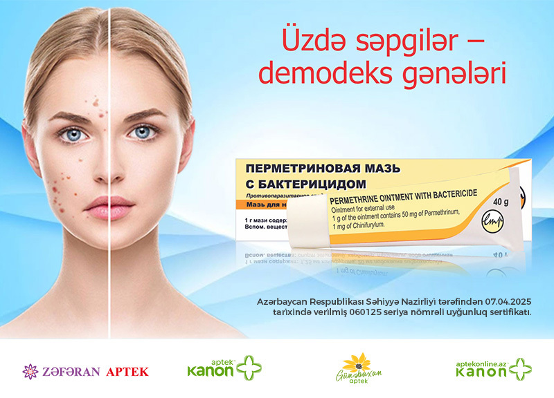 Üzdə səpgilər – demodeks gənələri