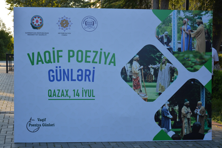 Qazaxda Vaqif Poeziya Günlərinin rəsmi açılış mərasimi olub (FOTO/VİDEO)