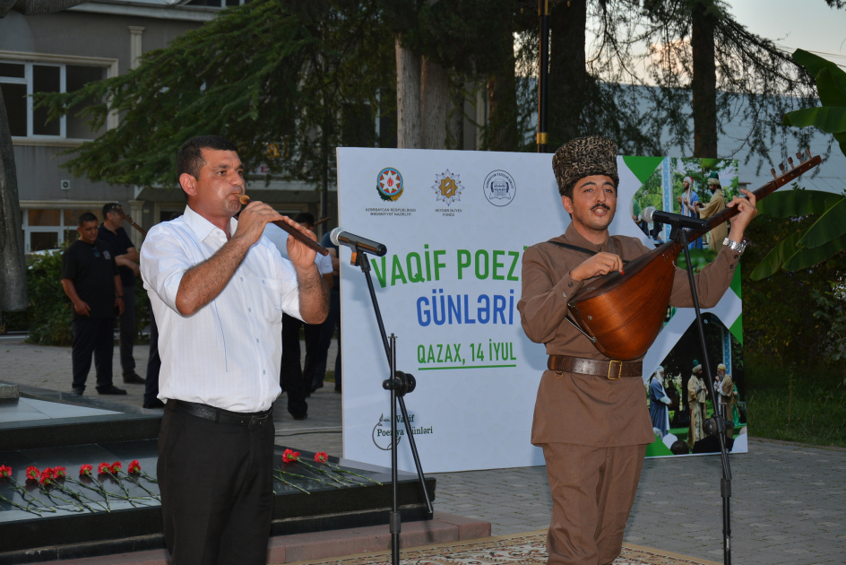 Qazaxda Vaqif Poeziya Günlərinin rəsmi açılış mərasimi olub (FOTO/VİDEO)